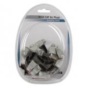 RJ45 pluggen CAT 6e inclusief huls 10 stuks